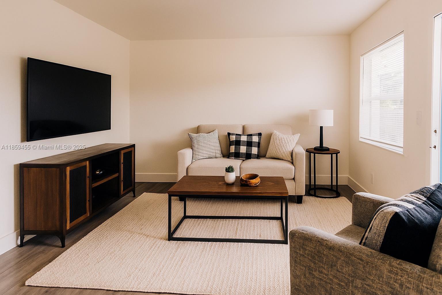 Bright & Move-In Ready! This 1BD/1BA home in the heart of Allapattah offers a comfortable layout, modern fixtures, and inviting outdoor space. Interior features dark gray vinyl flooring throughout, white kitchen cabinets offering a bright clean look. Lots of bright natural light in the unit. Enjoy the perfect blend of comfort and convenience, with easy access to shopping, local businesses, and schools. WATER INCLUDED IN RENT + one parking space. *MOVE IN PROMO* FIRST MONTH'S FREE . **SECTION 8 WELCOME**