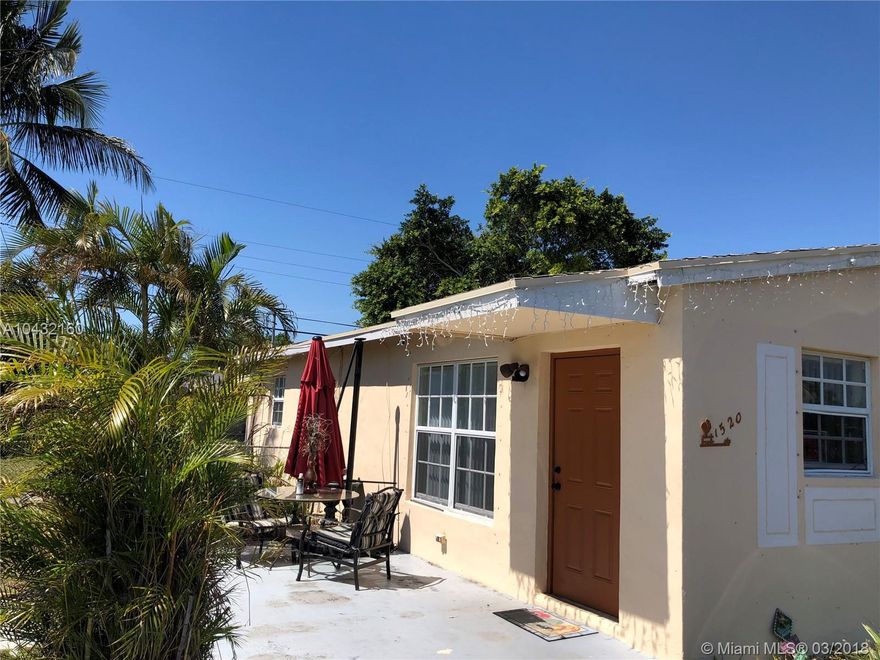 2/1 home for rent.  Previously a 3/1, but master was expanded and living room was made more spacious.  Stainless steel appliances.  Tiled throughout.  Centrally located near shopping centers. Laundry room with washer and dryer.  Gazebo outside and room for barbecuing.  Adjusted square feet 1097.  Ready for occupancy April 1st.  Furnishings optional.  $100 a month for cable, water and electricity.