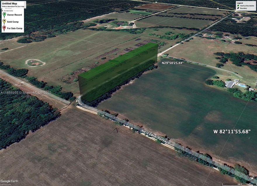 .9-acre corner lot just 10 min north of Waldo & 30 min to Gainesville! Approx. 65 x 610 ft, with power at the road (well/septic needed). Not in a flood zone, no wetlands, no HOA. Enjoy nearby Lake Hampton, only 4 miles away — a fisherman’s paradise! A small 400 sq ft shed on site needs removal, offering a clean slate for your new land. Great mix of rural privacy & easy access to town.