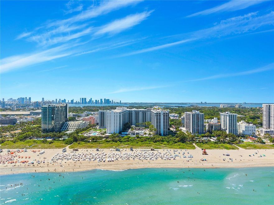 THE MOST STYLISHLY REIMAGINED RESIDENCE AT RONEY PALACE FULLY RENOVATED & DESIGN-FORWARD CONDO IN THE HEART OF SOUTH BEACH! This gorgeous unit has undergone a complete, top-to-bottom transformation, showcasing clean architectural lines, warm modern finishes, and a seamless open-concept layout ideal for both everyday living and entertaining. The residence features a spacious living area with custom built-ins, integrated lighting, and a sleek media wall, flowing effortlessly into a thoughtfully designed sleeping space. High-end upgrades include custom lighting throughout, bespoke closets, and a beautifully redesigned bathroom with a full bathtub. Natural light pours in through oversized windows, enhancing the airy feel and highlighting the refined material palette and meticulous attention to detail. In-unit washer and dryer. 1 parking space + valet. Located directly on the beach, Roney Palace offers an unmatched lifestyle with world-class amenities shared with the One Hotel, including multiple resort-style pools, beach service, fitness center, and top-tier dining. Positioned in the absolute center of South Beach, this is true walkable luxury—steps from the ocean, dining, nightlife, and everything Miami Beach has to offer.