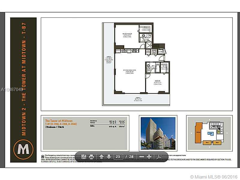 Two Midtown Miami Condo - Residential Lease