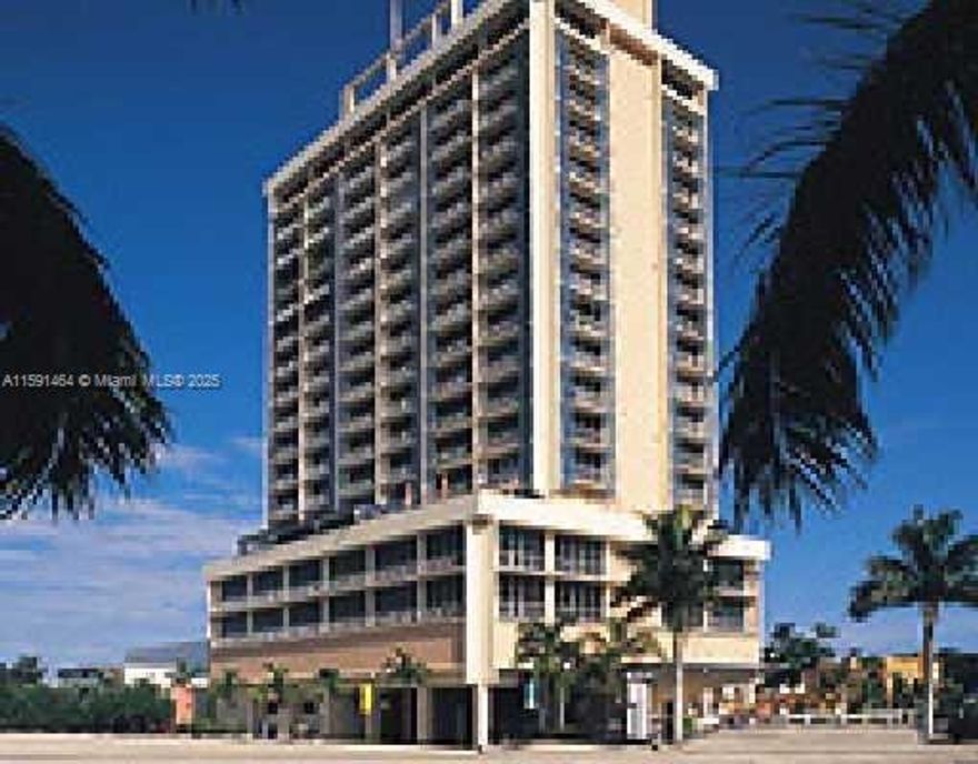 PROFESSIONAL OFFICE SPACE IN THE HEART OF HOLLYWOOD, LOCATED JUST SOUTH OF YOUNG CIRCLE HOLLYWOOD. THE UNIT CONSISTS OF WAITING AND RECEPTION AREA, CONFERENCE ROOM, 2 ADDITIONAL OFFICES AND ANOTHER OFFICE WITH SINK, KITCHENETTE, 1/2 BATHROOM, SECURITY CAMERAS, BUILDING IS A MIXED USE RESIDENTIAL AND COMMERCIAL, 19 STORY CONDOMINIUM TOWER, WITH POOL, GYM AND CONFERENCE ROOM. THE BUILDING HAS SECURITY ACCES AND ELEVATORS ARE LOCKED DOWN FOR COMMERCIAL UNITS DURING NON-BUSINESS DAYS/HOURS, OWNERS HAVE ACCESS DEVICES FOR ALL HOURS,NO ON-SITE PARKING AND THERE ARE NUMEROUS  PUBLIC PARKING GARAGE NEAR TO THE BUILDING, HOLLYWOOD EXPERIENCING TREMENDOUS GROWTH AND GREAT OPPORTUNITY FOR BUSINESS. MONTHLY MAINTENANCE $ 1028 MONTHLY.