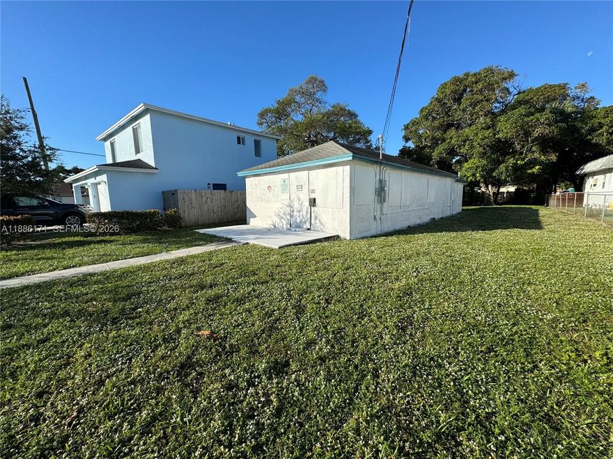 Plans and permit ready!!! This property has all plans and permit issued to start remodeling right away. 3 bedrooms/2 bathrooms plus laundry area. New shingle roof 2025 done with permit. Big lot that allows future additional construction and convert into a multifamily. Property is currently being remodeled.