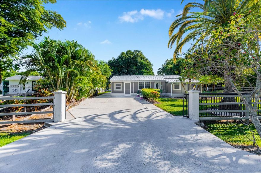 Nestled in a serene neighborhood, this lovely property offers a warm and inviting atmosphere with three bedrooms and two bathrooms in the main house. It also includes the comfort of a one-bedroom apartment complete with its own private bathroom. The 0.28-acre lot is fully fenced, ensuring a sense of security and privacy for you and your loved ones. With a new metal roof from 2021, an air conditioning system and water heater both replaced in 2023, and a beautifully renovated kitchen, this home is ready to welcome you. This is truly a wonderful opportunity that you won't want to miss!