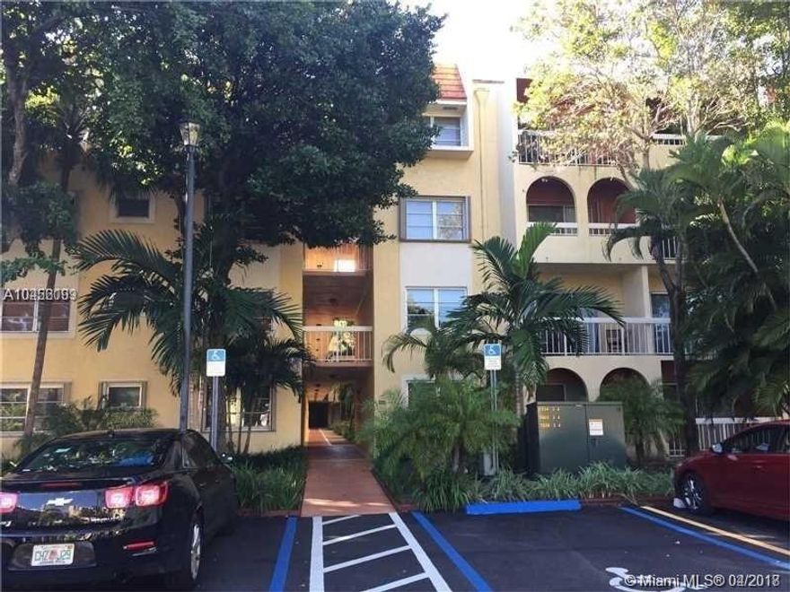 Sunny, spacious 1st floor condo in immaculate condition boasting Fresh Paint, Tile Floors and Closets Galore!  Community laundry on same level, swimming pool, parking, security patrol.  1 Cat Allowed!   Great location just off Kendall Dr., close to Palmetto and Turnpike!  For Sale or For Rent