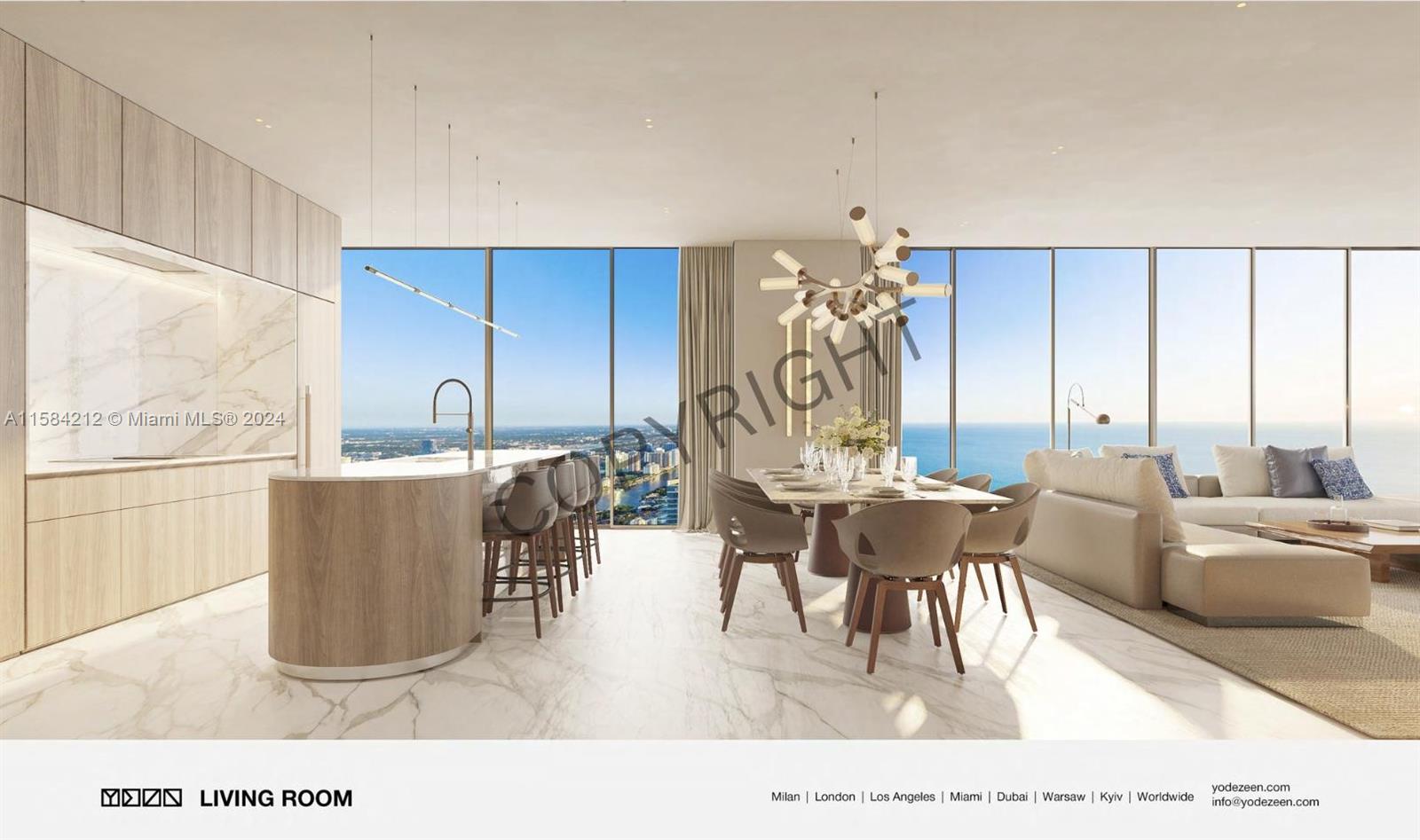 Property for Sale at 18801 Collins Ave 3501, Sunny Isles Beach, Miami-Dade County, Florida - Bedrooms: 5 
Bathrooms: 5  - $9,490,000