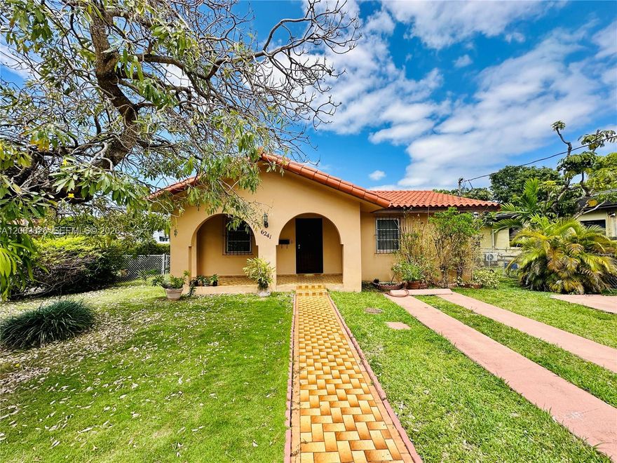 Rarely available single-family home in a prime Miami location offering space, flexibility, and comfort. This well-maintained property features a 3-bedroom, 2-bath main house plus a separate 1-bedroom, 1-bath in-law quarters, perfect for extended family living and a detached electrified shed. The layout flows naturally with bright living areas, a dedicated laundry room, and a spacious backyard ready for entertaining or relaxing weekends. Plenty of outdoor space gives you room to host without feeling crowded. Conveniently located approximately 5 miles from Miami International Airport, 3 miles to the nearest hospital, 1 mile to grocery stores and coffee shops, about 10 miles to the beach, and under 5 miles to I-95 access. Very easy to show with fast, one-day approval. Reach out to schedule a private tour.