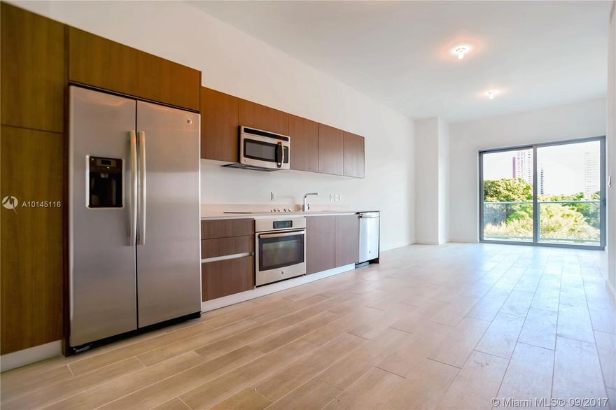 NEW! One of a kind luxury boutique building in Brickell with only 12 floors and 128 residences designed by Luis Revuelta. Interiors designed by world class design house Ligne Roset. Located in front of Simpson Park. This unit is a large one bedroom facing the Park. Beautiful finishes include Italkraft kitchens with quartz counters and light grey ceramic floors. Developer unit. East to show. Agent on site.