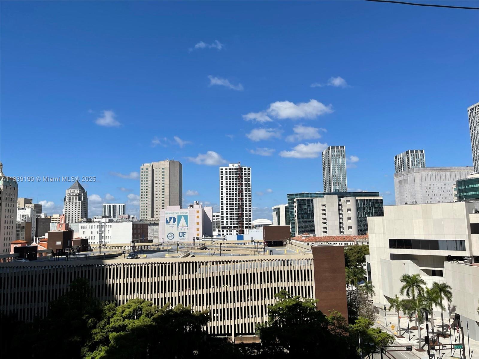 Beautiful Loft Style Condo with Balcony Overlooking the City. Stainless Steel Appliances, Terrazzo Counter Tops, High Ceilings, Washer and Dryer in the Unit. Amenities include Fitness Center, Spa, Party Room, 24 hours security. Steps from Miami Dade College, AA Arena, Bayside. Minutes' drive to South Beach, Brickell. Metro Mover and Miami Dade College at your door! Walking distance to Brickell, Bayside, AA Arena, BCC, ETC. Proof of income and credit report required. Allow 24 hours to see.