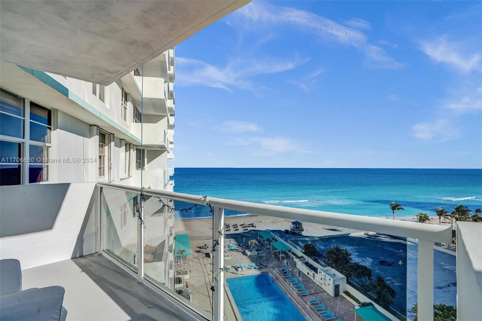 Rarely available DIRECT oceanview unit with a 3rd bedroom plus 3rd bath directly adjacent. Ocean Front Building with Spectacular Ocean-front views in every room. Bright & open floor plan, an updated kitchen, and spacious bedrooms. White tile floors throughout. Large galley style kitchen w/stainless steel appliances and plenty of cabinet & counter space. living room with access to a balcony overlooking the ocean and pool area. Unit comes with 2 parking spaces! The building offers great amenities including direct beach access, 24-hour front desk security, valet parking, a heated pool, a fitness center, a game room & more. Great location, within minutes of everything. Great for owner occupants or investors - can rent right away min. 30 days!Easy to show.
