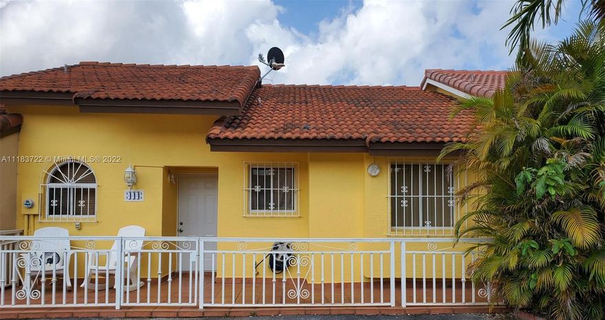 Excellent Opportunity to own a 2/2 townhome in the heart of Sweetwater. Spacious, very well maintained, fresh interior paint, granite kitchen counters & side/side washer/dryer.  No HOA, no stairs. 3 parking spaces right in front of the home.  Conveniently located near International & Dolphin Malls, FIU & MIA.  Showings by appointment only.  LA must accompany. 24-hr prior notice required.