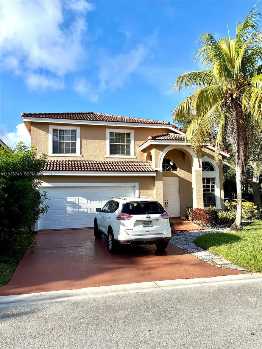Beautiful home in Coral Springs, low HOA good schools. seller contributing credit of $25,000 for new roof 
we already have a quote for it and the roofer to get it done.