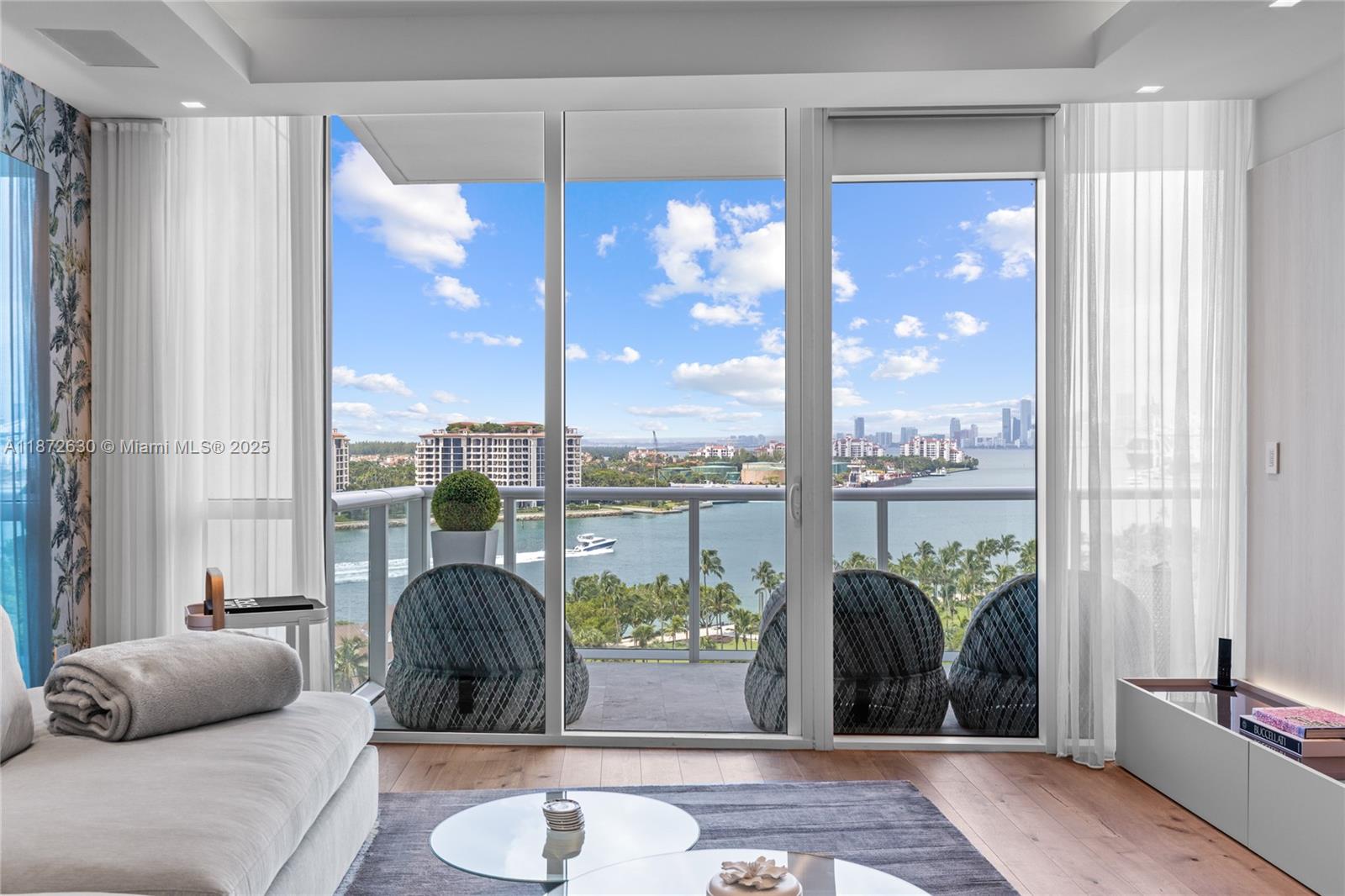 Experience oceanfront living at its finest in this rare 3-bedroom residence at the iconic Continuum South Beach. Elegantly upgraded and offered with a bespoke custom furniture package, the home boasts a spacious layout and a fully furnished balcony with sweeping ocean views - perfect for coffee at sunrise or sunset entertaining. Continuum residents enjoy 1,000 feet of private beach, two resort-style pools with full service, a world-class fitness center and spa, three clay tennis courts, lush gardens, valet, concierge, and on-site dining. The epitome of South of Fifth luxury.