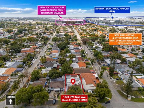 Tiny photo for 1870 NW 32nd Ave, Miami, FL 33125 (MLS # A12006708)