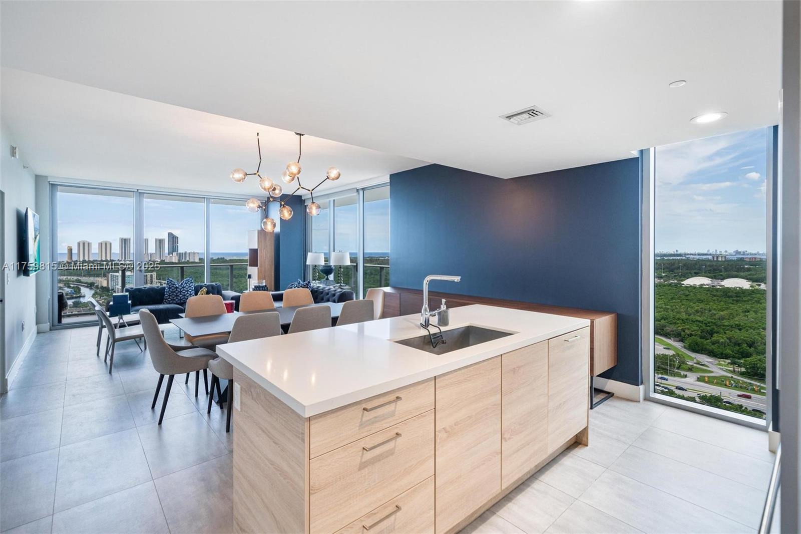 Rental Property at 16385 Biscayne Blvd 2521, North Miami Beach, Miami-Dade County, Florida - Bedrooms: 3 
Bathrooms: 2  - $6,300 MO.