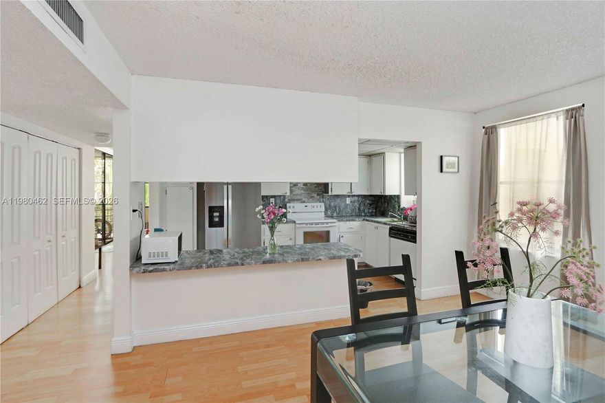 Priced Below Market Value! Great opportunity in a quiet, family-oriented community in a prime location. Within walking distance to Aventura Mall and everyday conveniences including Publix, Whole Foods, Target, Aldi, CVS, Walgreens, and more. The community offers excellent amenities such as two swimming pools, gym, sauna, playground, and a game/party room. The building is undergoing significant upgrades, including a new roof (nearly completed) and brand-new elevators, adding long-term value and comfort. Fitness trail nearby and school and synagogue right across the street.            An excellent opportunity in one of the most convenient areas in Aventura! Can be rented after 1 year.