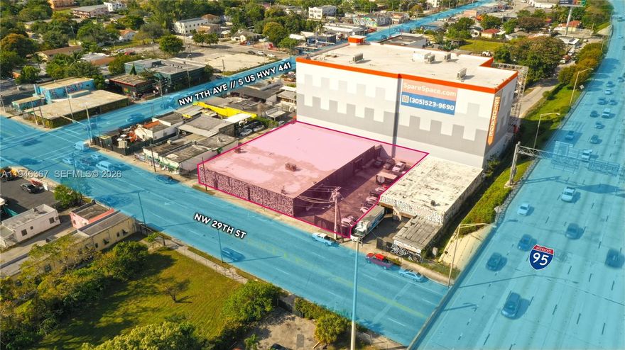 Approximately 18 parking spaces and one dock-high loading bay are available on site. The property is situated on 29th Street, a key gateway into Wynwood—one of Miami’s most popular areas. the property is ideally suited for a high-end furniture showroom with on-site manufacturing or a similar user seeking to leverage the existing showroom and warehouse configuration.
