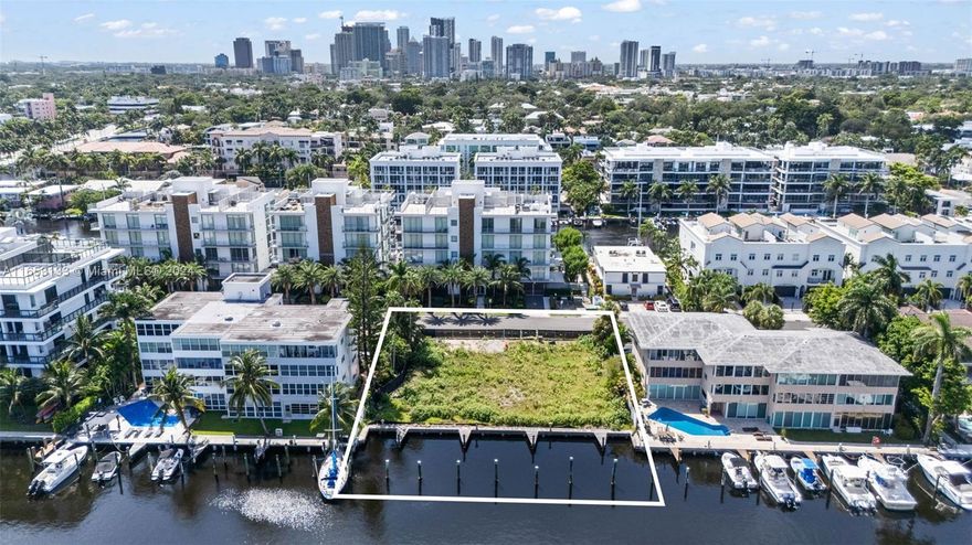 Attention Developers & Investors! 50 Isle of Venice Drive offers a rare opportunity to develop a boutique multi family residence or luxury condo project in the prestigious Las Olas Isles. This cleared, unimproved lot features 120 ft of waterfront with no fixed bridges, offering direct ocean access. The 14,400 sq ft (0.33 acres) lot comes with approved plans from the Fort Lauderdale Planning and Zoning Committee and the Development Review Committee (DRC) for a 5-story building with 8 spacious units and 8 private boat slips. All permits are current. Located in a prime area, this property is just minutes from world-class shopping, dining, and beaches. Don’t miss this extraordinary opportunity to create a luxury waterfront development in one of Fort Lauderdale’s most desirable neighborhoods.