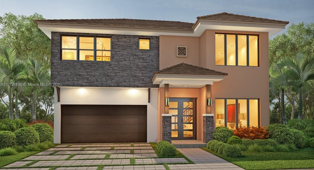 Welcome to this stunning lakefront resort-style home located in the exclusive Satori community of Miami Lakes. This two-story modern home features soaring ceilings, a spacious gourmet kitchen with stainless steel appliances, quartz countertops, and abundant storage. Offering five bedrooms—including one on the first floor for guests or in-laws—this home is filled with natural light and features impact windows throughout. The Satori clubhouse offers exceptional amenities including a pool, jacuzzi, gym, waterpark, and play area. Prime location within walking distance to parks and minutes from A+ schools, major highways, shopping, and entertainment.