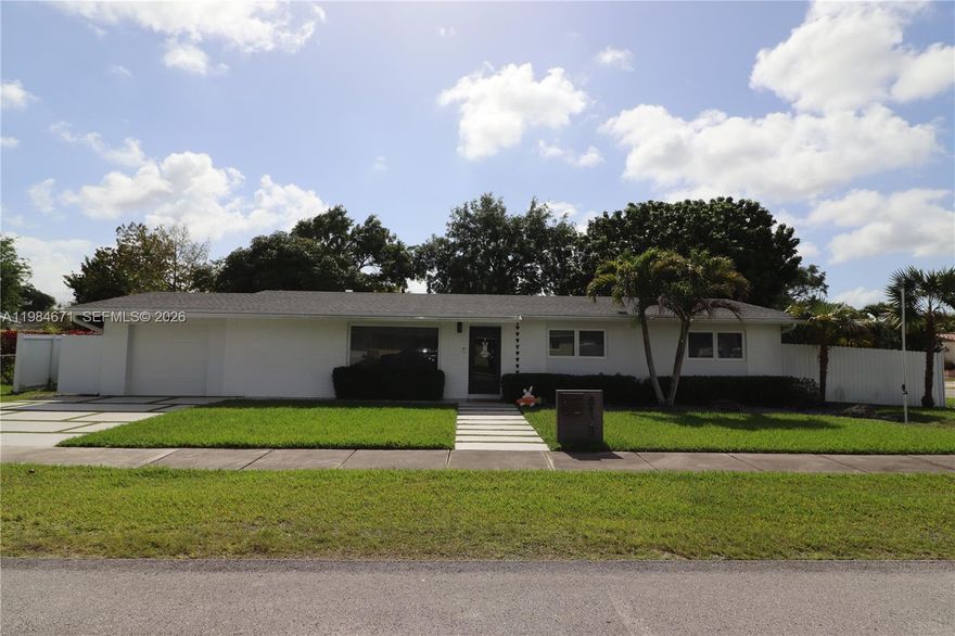 Beautifully remodeled 3-bedroom, 2-bath residence plus den, offering approximately 1,912 SF of living area. This home has been completely renovated within the last eight years, featuring a modern open floor plan designed for both comfort and functionality. The updated kitchen is equipped with quartz countertops, sleek cabinetry, and ample space for entertaining.

The home boasts all impact windows and doors, providing security, energy efficiency, and abundant natural light throughout. Both bathrooms have been tastefully upgraded with contemporary finishes. A standout feature is the converted garage, now a custom luxury master closet, adding exceptional functionality and storage.

Major improvements include a newer roof and upgraded interior finishes completed approximately four years ago. The spacious den offers flexibility for a home office, playroom, or additional living space.

Situated in a desirable Miami neighborhood, this home combines modern upgrades with practical living, making it move-in ready and ideal for today’s lifestyle.