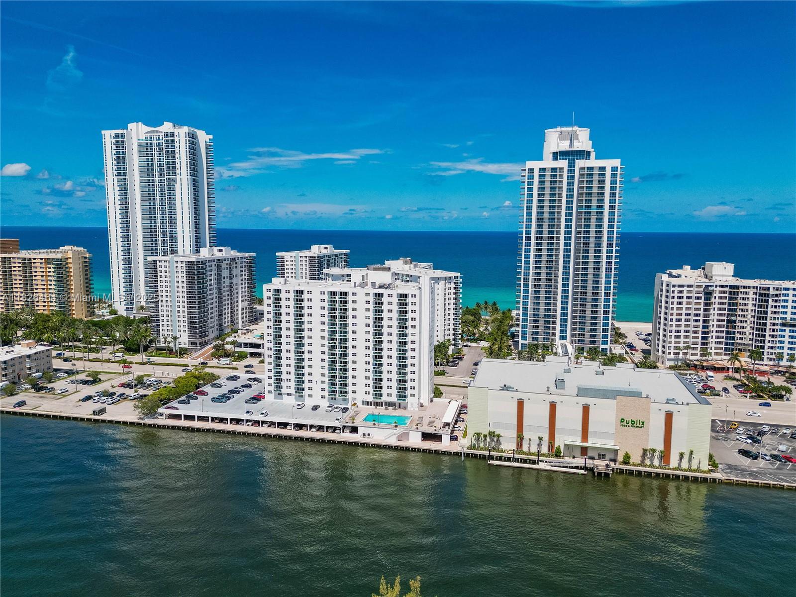 Live the coastal dream in this bright and breezy 2-bed, 2-bath condo just steps from the sand! Located on the 7th floor of the Residences on Hollywood Beach, this 1,288 sq ft unit offers open living spaces, a fully equipped kitchen, and central A/C for year-round comfort. Enjoy water views, two parking spaces, and pet-friendly living with flexible rental options. With easy access to the beach, modern amenities, and the charm of a classic building, this is your perfect beachside retreat—stylish, spacious, and ready for you to call home.