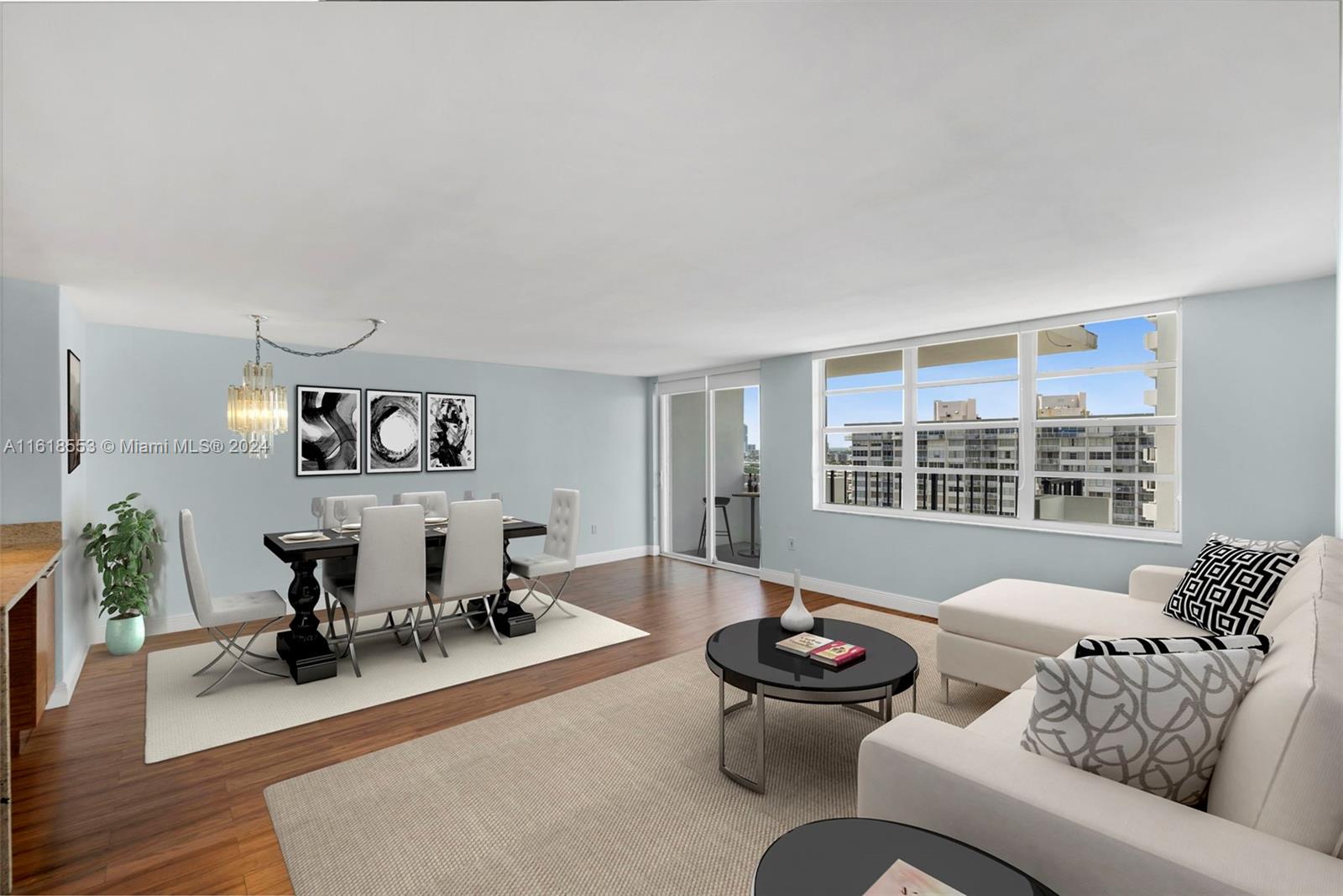 Step inside your dream home with breathtaking waterfront views in Aventura, FL! This stunning 2-bed, 2-bath condo offers luxury and comfort. Perched on a high floor, it provides panoramic views of the Intracoastal Waterway. Enjoy a spacious living area, an open-concept kitchen with maple wood cabinets, granite countertops, stainless steel appliances, & an eat-in bar. The condo features updated bathrooms, & ample storage with built-in cabinets. Experience luxury living with amenities including two pools, fitness center, tennis courts, marina, & 24-hour security. Maintenance includes, hot water, WiFi, cable, pest control. Enjoy walking paths, world-class shopping, top-rated schools, such as ACES Charter School, and outdoor activities. Shopping and dining options are just a short walk away.