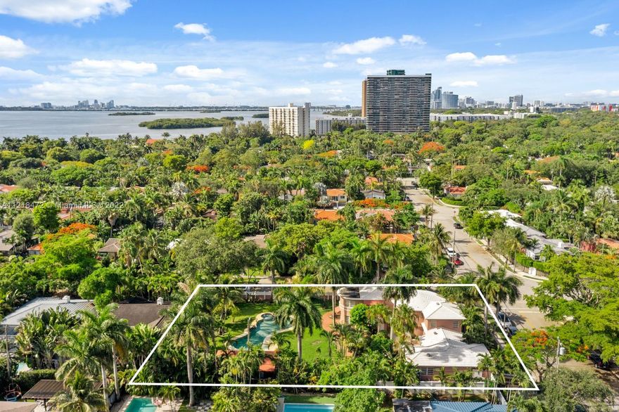 UNIQUE, elegant & impeccably maintained corner two-story Art Deco Estate on a 3X sized property w/ 21,200+ SF of land offering TOTAL privacy in 24 hour Guard Gated Belle Meade. Circular high ceiling foyer greets you in the main entrance with large formal Living and Dining rooms.  Five bedroom family home ideal for entertaining w/separate gym & garage. Formal Dining & working Art Deco Fireplace w/Terrazzo and Birds Eye Maple wood floors throughout.  Large Kitchen, full maid’s quarters and a semicircular library with beautiful garden views accentuate the property on the ground floor.  Generous size Master Suite with private balcony & office with bright garden views are just a few of the second floor amenities. As per Owner & attached Survey house has over 4,000 SF