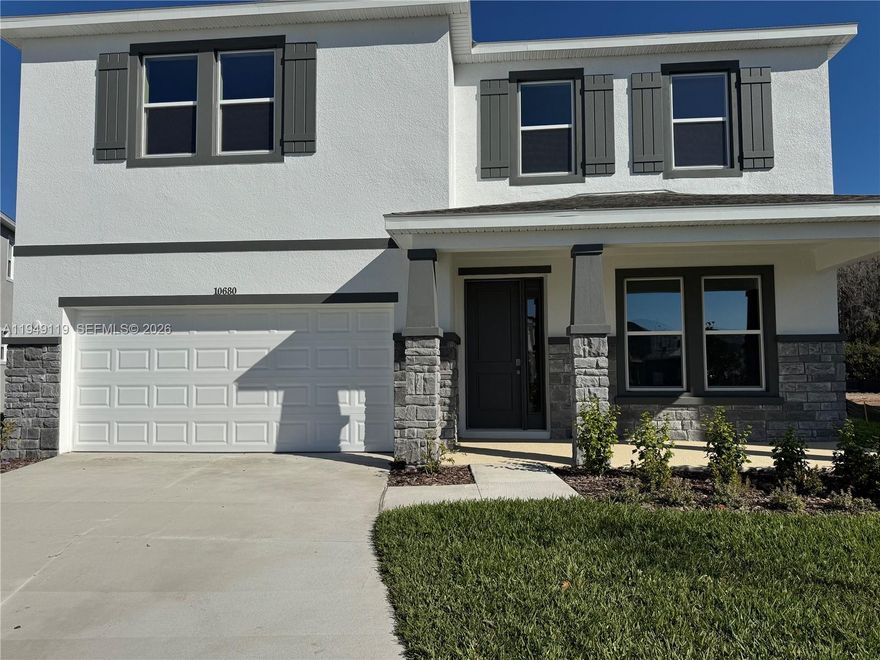 Welcome to your brand-new two story home in Pasco County! This newly constructed property features a modern design with 3 Bedrooms and 3 full Bathroom, offering an open and bright floor plan. The kitchen is equipped with stainless steel appliances, and you will find  energy-efficient features throughout for your comfort. Enjoy the lovely outdoor spaces perfect for family gatherings. Don't miss the chance to be the first to live in this beautiful two story new home !!!