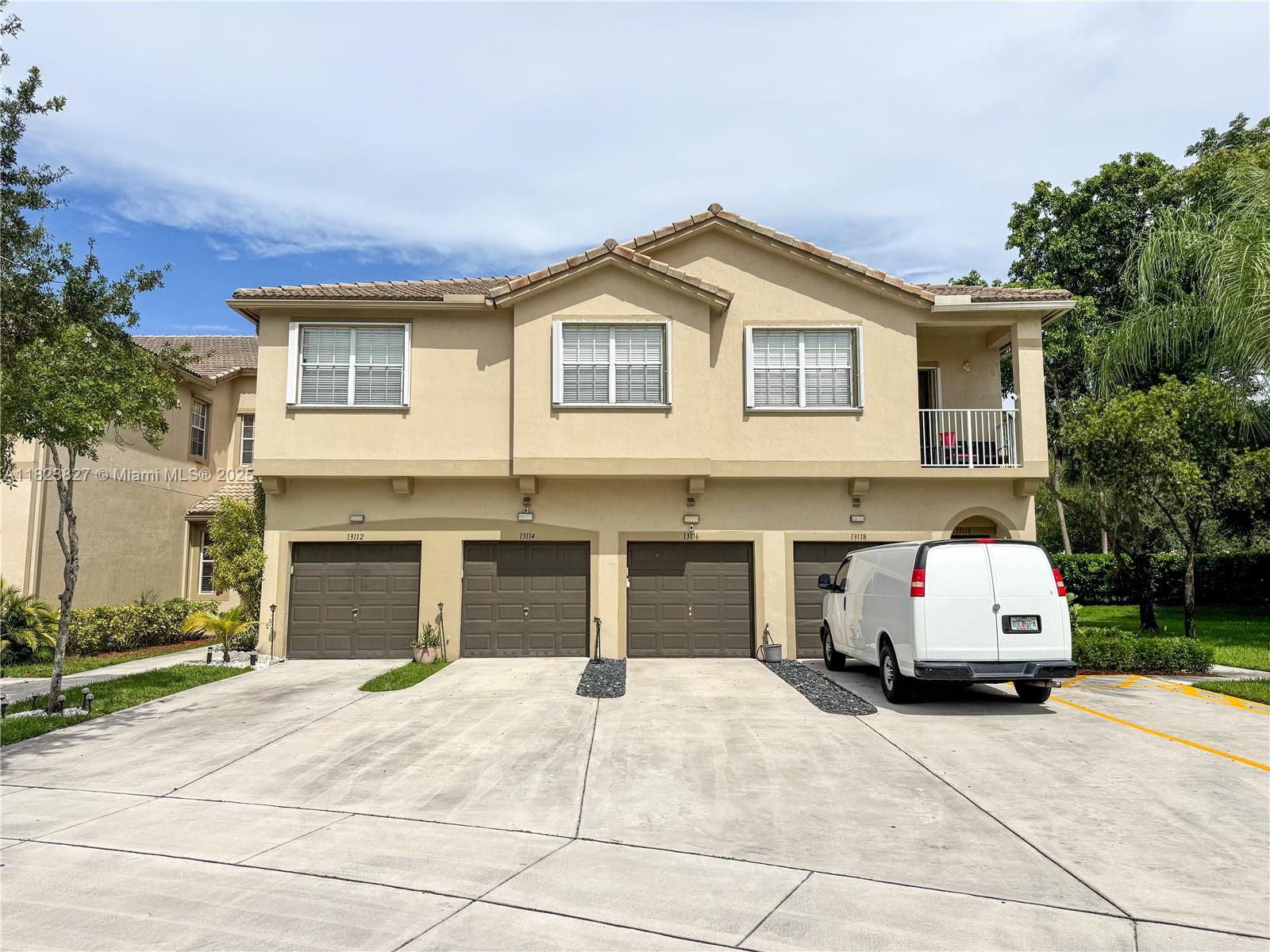 Welcome home to this spacious and beautifully maintained 3Bed, 2Bath unit, offering a serene private balcony overlooking lush greenery—perfect for morning coffee or evening relaxation! The bright, functional kitchen features sleek granite countertops and ample cabinet space. Enjoy the convenience of an in-unit washer/dryer, impact windows/doors, a private garage, and a large 2-car driveway. Located minutes from I-75, the Turnpike, and 836, it's ideal for commuting in any direction. Nestled in desirable gated Silver Falls, HOA includes internet, water/trash, landscaping, exterior maintenance, insurance & amenities. Close to schools, shopping, and dining. Don’t miss the chance to call this gem your home!