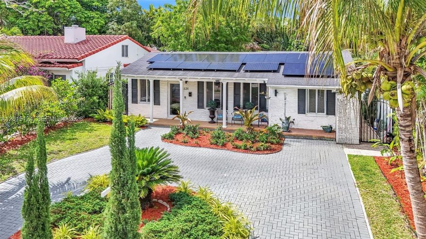 Timeless Miami character meets modern tropical living in the heart of the vibrant Belle Meade and MiMo District. Thoughtfully updated, this beautifully curated 2-bedroom, 1-bath residence offers 1,942 SF of living space on a lush 6,100 SF lot all fenced surrounded by mature tropical landscaping for ultimate privacy and tranquility.
The home blends historic charm with contemporary sophistication, featuring expansive light-filled interiors, oversized porcelain flooring, elegant crown moldings, and seamless indoor-outdoor living. The spacious layout includes a large garage with exceptional potential to be converted into a third bedroom, guest suite, office, gym, or additional bathroom, adding value and flexibility.
Outside, a private tropical oasis with pool, jacuzzi, lush greenery, and areas designed for relaxing or entertaining in true Miami style. Updated shingle roof with solar panels adds a modern touch while complementing the home’s original architectural soul.
Perfectly positioned near the MiMo District’s, walk to restaurants, cafés, boutiques, parks, this residence offers a rare opportunity to own a piece of historic Miami with modern luxury appeal. Call/txt listing agent, easy to show.