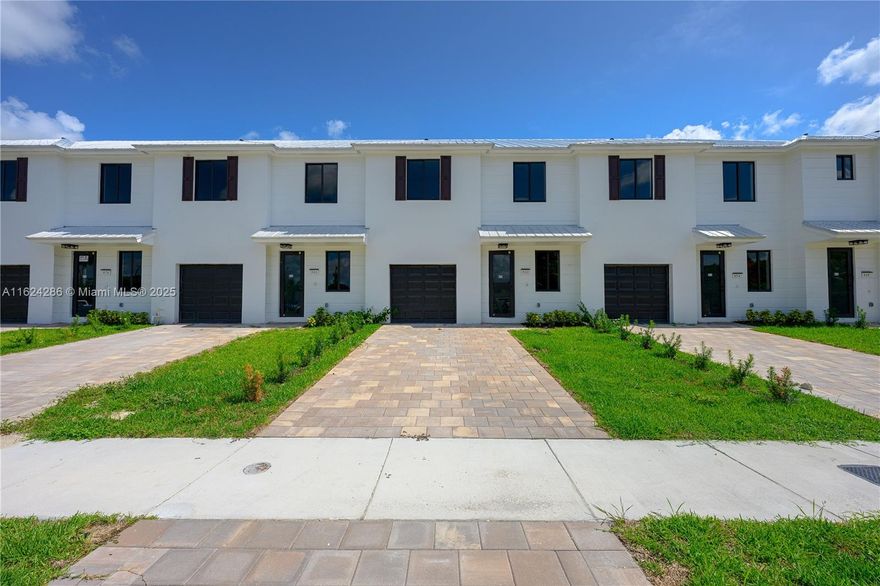 Introducing six brand new construction townhouses designed for those seeking unparalleled comfort and privacy. Nestled in a comfortable residential neighborhood, each home boasts new stainless steel appliances, Ring Doorbell, 75inch TV in the family room, upscale finishes, Hurricane Impact windows and Doors, NO Association Fees or CDD charges. Enjoy spacious interiors ideal for modern living, complemented by a backyard space perfect for personalization—imagine your cozy oasis, with ample room for a pool (optional). Embrace the opportunity to own a retreat tailored to your lifestyle, where every detail reflects the pinnacle of contemporary living. Move in Ready. Seller incentives provided with use of preferred lender.