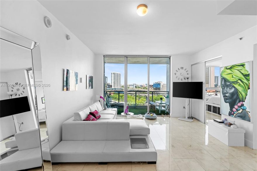 Beautifully furnished 1-bedroom, 1-bathroom residence at The IVY Condominium in the heart of Downtown Miami. This modern unit features elegant décor, an open-concept layout, and floor-to-ceiling windows offering abundant natural light. Enjoy a fully equipped kitchen with stainless steel appliances; in-unit washer and dryer, and a private balcony with City views. The IVY offers resort-style amenities including a fitness center, spa, pool , 24-hour security , and valet. Perfectly located along the Miami River, just minutes from Brickelly City Centre, restaurants , and entertainment. Move-in ready!