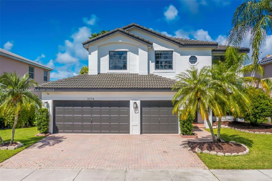 Stunning, 4 bed/2.5 bath, completely renovated, 2 story home in the prestigious gated community of Silver Lakes. 1st level offers elegant rectangular plank ceramic flooring. Contemporary kitchen including a large seat-in island, high end custom cabinetry, SS appliances and granite counter tops. Soothing water views from the dining/living, kitchen/breakfast and family room. Backyard with room for a Pool & play area.  2nd Level with Oversized Primary Suite with amazing water views, tons of natural light, coffered ceiling, office space, walk-in closet & ensuite bathroom. 3 additional bedrooms and full a bathroom. Silver Lakes community is known for its exceptional amenities, including parks, playgrounds, tennis courts, and community pool. Basic cable & internet included in HOA fees.