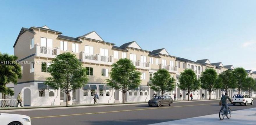Rare developer’s opportunity in Village of Palmetto Bay. Site consists of eight lots totaling over 2 acres in the Downtown Urban Village. The site is  approved for 69 residential townhouse apartments and is a designated IRS economic opportunity zone. The townhome apartment design includes three different models, each with private garages.  Approved architect design and development is included.   Buyer would need to complete plans & apply for permits.