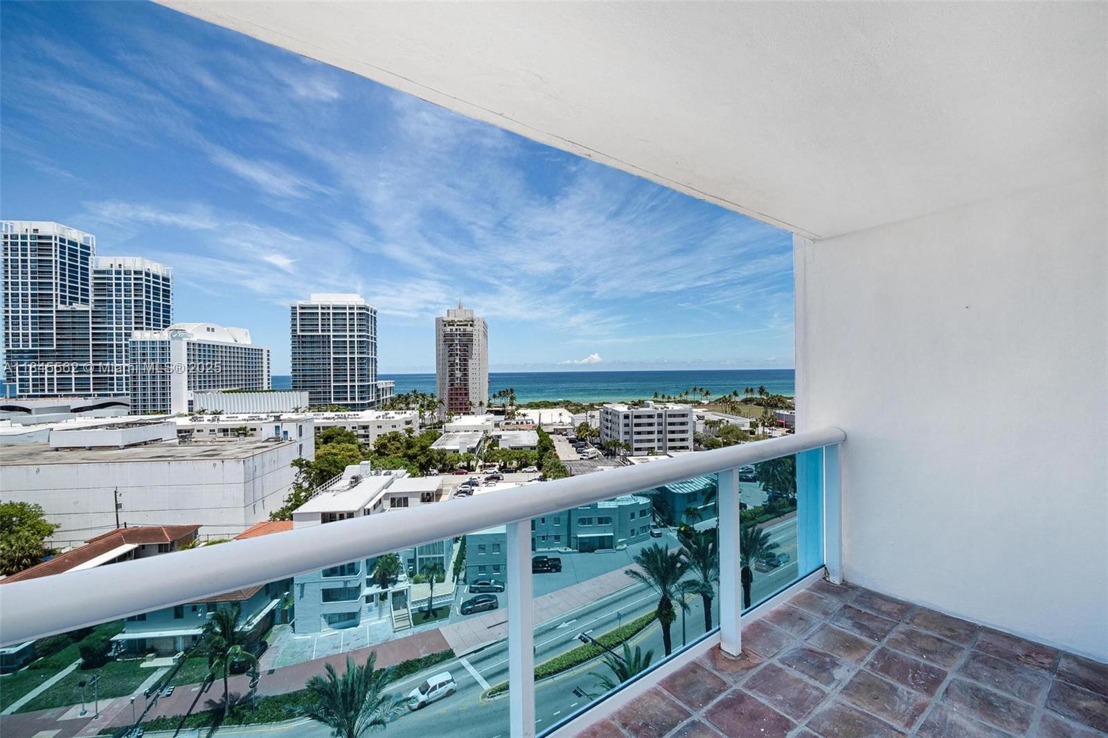 Stunning 1-Bedroom, 1.5-Bath Unit at Aquasol. Enjoy breathtaking views of the Ocean and Miami Beach City views, from this elegant unit. It features two renovated bathrooms, a spacious bedroom with laminate flooring, a walk-in closet, and tile flooring throughout. Floor-to-ceiling sliding glass doors lead to a private balcony, filling the space with natural light.Aquasol offers exceptional amenities, including a waterfront pool, gym, sauna, valet parking (one space included), and 24/7 security, with internet included. Conveniently located near the beach, boardwalk, restaurants, and shops, this unit also includes a washer and dryer.