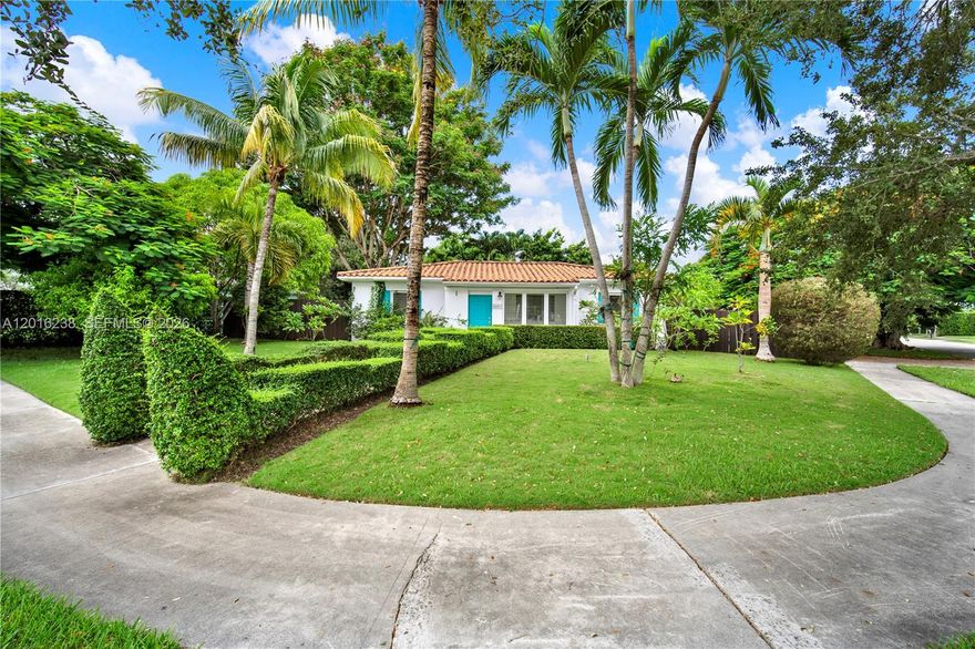 Beautiful one story single family home on a spacious corner lot with space to park boat. This beautiful house features impact windows and doors, kitchen w/granite countertops and a recently updated bathroom. You'll enjoy the beautifully landscaped backyard w/fruit trees such as mangos, banana, coconut, breadfruit, dragon fruit and orchids. It has a covered terrace and a shed for storage. Great neighborhood, walking distance to South Miami High, 2 miles to University of Miami, Larkin and Nicklaus Children hospitals, close to expressways and shopping. Pets ok with non refundable pet deposit :)