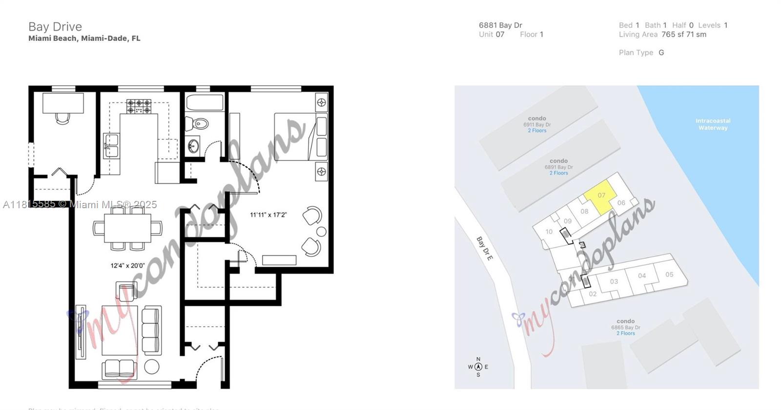 BAY DRIVE CONDO - Residential Lease