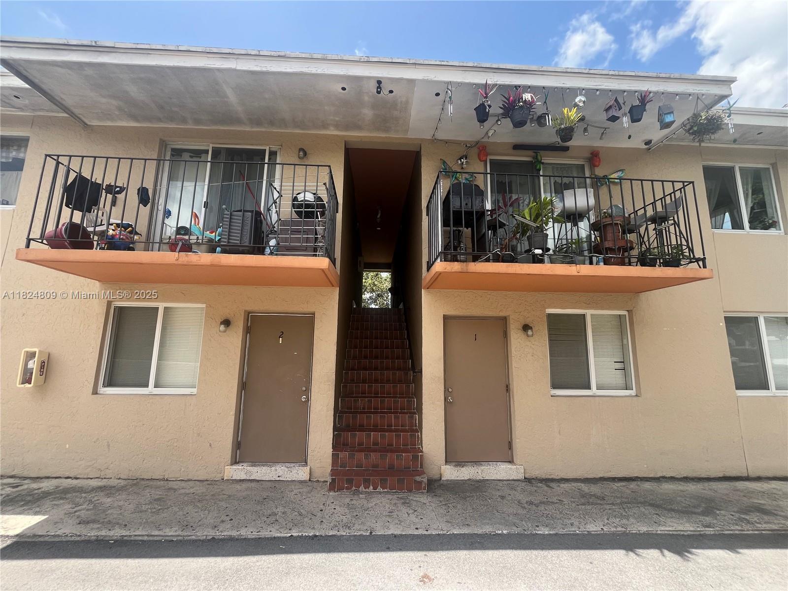 Little Havana fourplex with impact windows and doors. Laundry facilities & off-street parking. Great Location just a few blocks from the Publix Supermarket. All units have newer kitchens & granite tops. Two bathrooms are newer as well, central AC, long term tenants in an excellent rental area. 10-year certification has already been submitted and waiting for approval.
Please do not disturb tenants, submit proof of funds prior to showing.