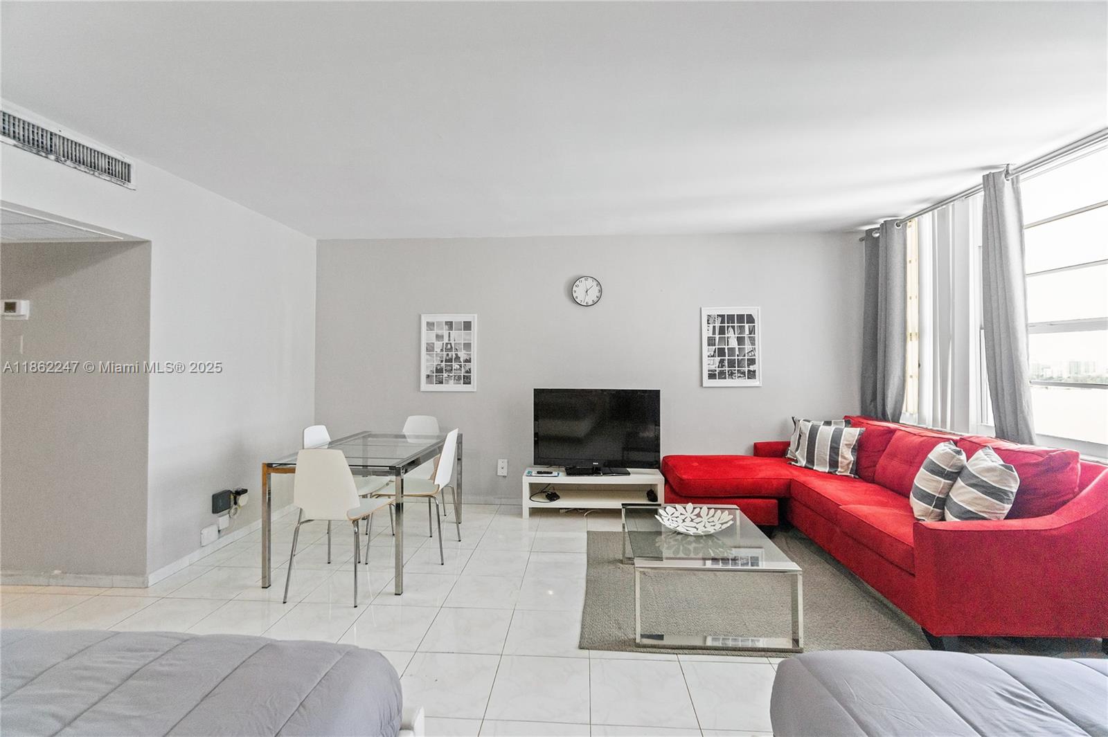 Beautiful furnished studio in Decoplage condo! The apartment features a very nice city view from 16th floor window, tiles floor all over, double queen beds, lots of closets, renovated kitchen.
The location is prime, between Lincon rd and the Ocean, close to everything just walking distance.
Wifi, TV cable and 1 valet parking included in HOA payment.
The building is going thru the last phase of the 40 plus 50 years recertification process and about to start the hallways renovation. Appreciation is coming soon!
Special assessment to be assumed by buyer in monthly installments of $226.49/mo until March 2034.
Price is firm.