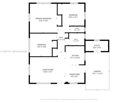 Tiny photo for 6748 SW 38th St, Miami, FL 33155 (MLS # A12027187)
