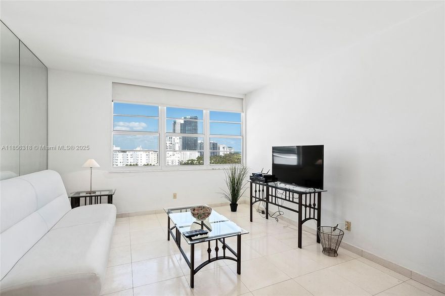 Refined studio residence with excellent ocean and city views. Positioned in a world-class location where Lincoln Road meets the ocean. Within walking distance to Ocean Drive, enjoy living in close proximity to fine dining destinations, Miami’s most famed shops, the beach, nightlife and more. The Decoplage Condos radiates luxury and offers residents the ideal mix of amenities and features. Live the ultimate Miami Beach lifestyle complemented by top amenities such as a state-of-the-art fitness center, oceanfront Olympic-size swimming pool, high-speed elevators, business center, 24-hr attended lobby, 24-hr security and more. Parking spot included!