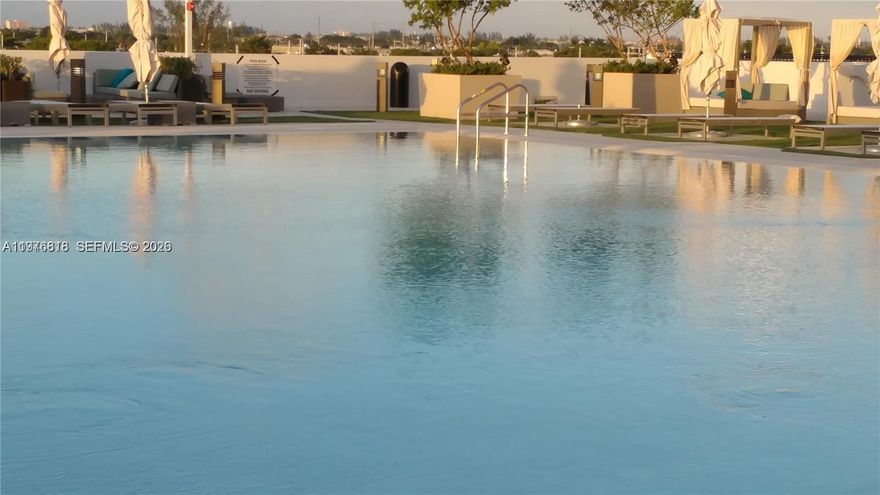 Spectacular investment opportunity in Downtown Doral, Two Bedrooms, two  full bathrooms. Amazing view to the main boulevard from the sixteenth floor, beautiful kitchen with quartz counter top, stainless steel appliances, one space garage with twenty four hours valet parking service, gyn, sauna, conference room, kids room, pool, internet, cable and water include. The area offers several sophisticated restaurants and comercial zones and elementary school option.