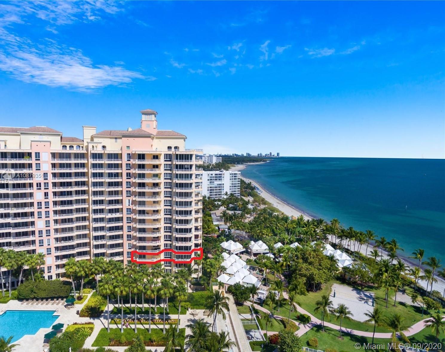 "Island Paradise" Living at its best! This Direct Ocean Front, 4 bdrm 5.5 bath + home office, staff rm condo w/(4) Garage Spaces is all you need when living in the most desirable and sought after "08" line at Ocean Tower II. Residence offers private concierge service, wine/fur storage, private gym & club room. Walk out of the elevator into a grand foyer that leads to the large living room with spectacular resort & water views. Building has state of the art amenities to include building concierge, gym, pool, and valet service. The Ocean Club offers Resort living amenities; Tennis Center, community gym, spa, multiple restaurants, 24/7 security, and lots more. Resort Style living at its best! Just steps away to the Beach and from your on-site Real Estate office, Ocean Club Realty, Inc..