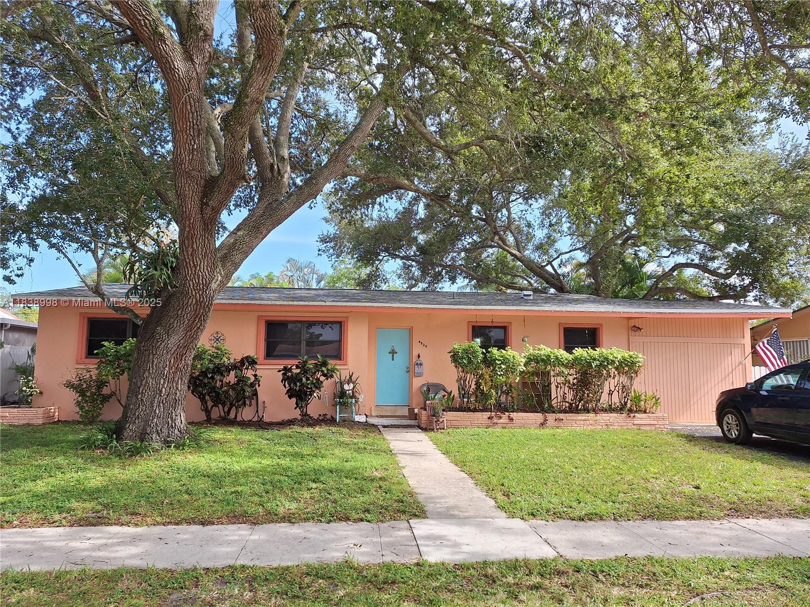 Beautiful single-story home located next to Fort Lauderdale Country Club. This spacious 3-bedroom 2 bath house features new roof, new water heater, new AC tune up and fresh paint. Original terrazzo floor throughout. Peaceful oversized backyard offers outdoor BBQ and so much potential for entertaining. No HOA. Conveniently located near major highways, local parks, University Dr., Nova SE University, Plantation Walk, shopping, dining & golf.