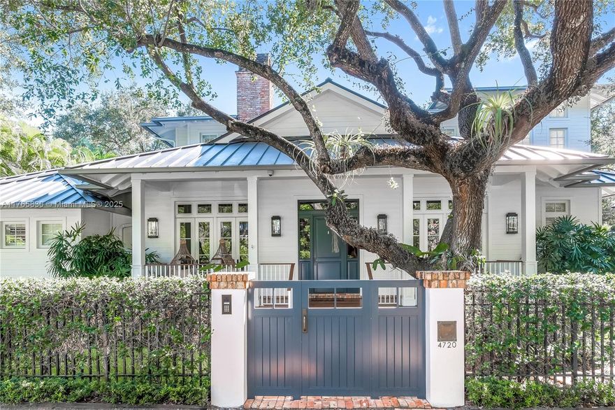 A masterpiece of timeless architecture & design, this 4-be, 4.5 bath residence spans 4,507SF on an 11,354 SF lot in coveted Ponce Davis. Every element has been meticulously crafted, showcasing exquisite finishes such as custom millwork, coffered ceilings, and exotic hardwood & marble floors. Designed for both elegance & comfort, the home features a first-floor primary suite with two walk-in closets and a spa-like bath. The chef’s kitchen and wet bar cater to both culinary enthusiasts and entertainers. Outdoor living is equally refined, with a covered patio, built-in gas grill, and heated pool surrounded by lush tropical foliage. Recognized for its outstanding design, this exceptional property has been featured in Florida Design magazine.