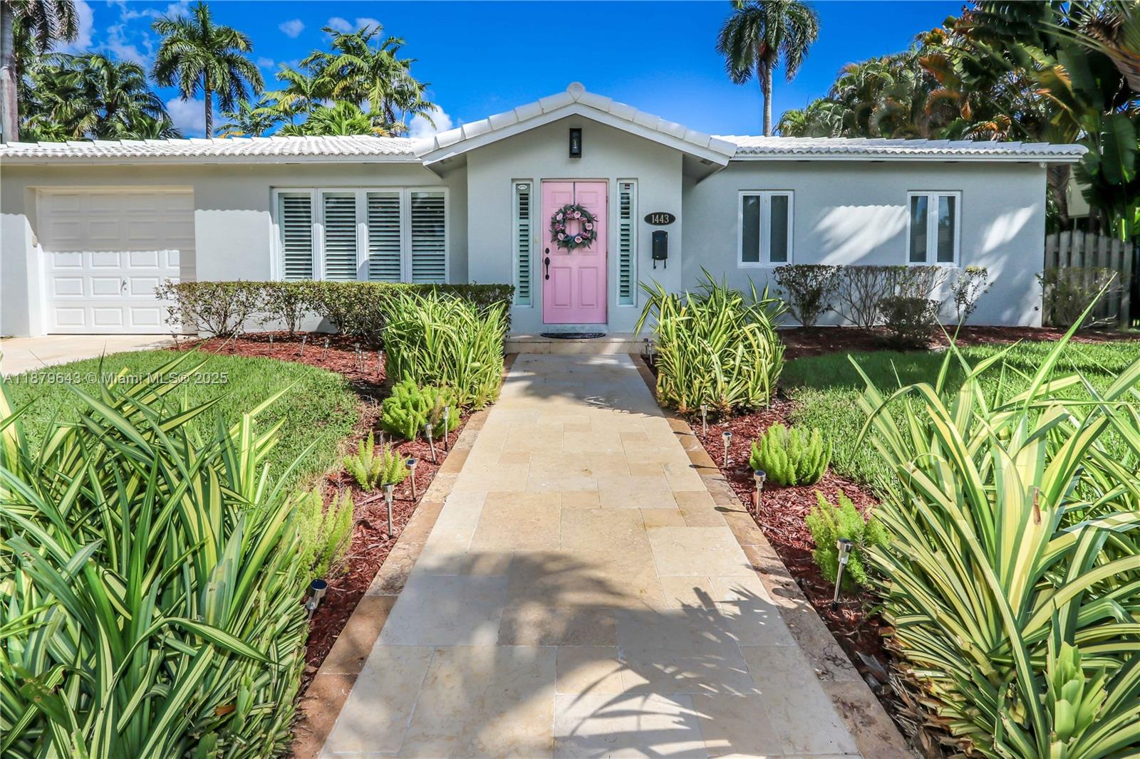Beautiful 4 bedroom, 3.5 bath pool home with 1 car garage in an incredible location! Enter into a large foyer that flows into a state of the art kitchen/living area with an oversized eat-in island, exotic granite countertops, stainless steel farmers sink, a double oven, custom Medallion cabinetry, double refrigerators, and Miele appliances with a gas stovetop. With an open concept design, this home is made for entertaining. Additional features include a formal dining room, a separate family room with French doors leading to the pool, & a large pavered patio around the pool with a fully fenced backyard and lush landscaping. The primary bath features a free standing tub with separate shower. Highlights include a 2nd ensuite bedroom and impact windows!