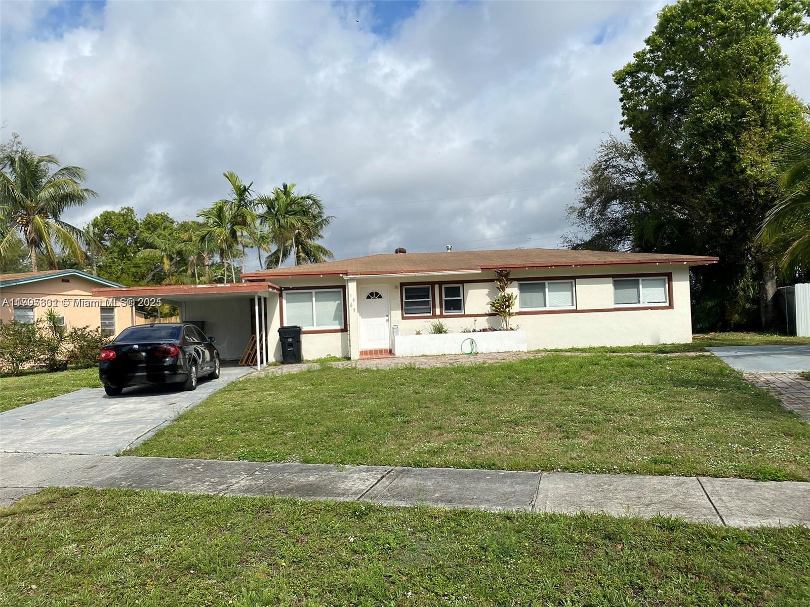 1865 Ne 154th Ter, North Miami Beach, Miami-Dade County, Florida - 4 Bedrooms  
1 Bathrooms - 