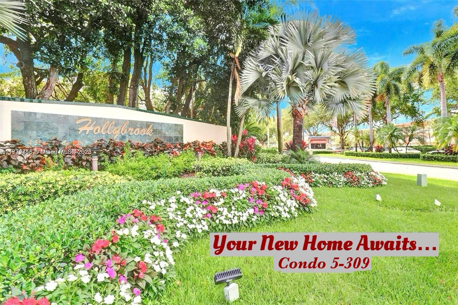 Rental Property at 9500 N Hollybrook Lake Dr 309, Pembroke Pines, Miami-Dade County, Florida - Bedrooms: 2 
Bathrooms: 2  - $2,000 MO.