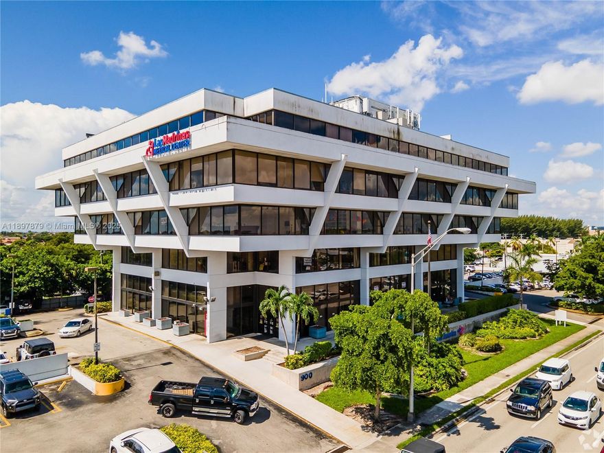 Property Features
• Office space with waiting and reception area
• Two (2) large offices
• Two (2) common open areas

Location Features 
• Located in landmark Bank of America building
• Easy access to Palmetto Expressway (SR 826) and W Okeechobee Road (US 27)
• 3 miles from Palmetto General Hospital and 1 mile from Larkin Community Hospital
• 7 miles from Miami International Airport (MIA)
• Surrounded by major retailers, restaurants, banks and services