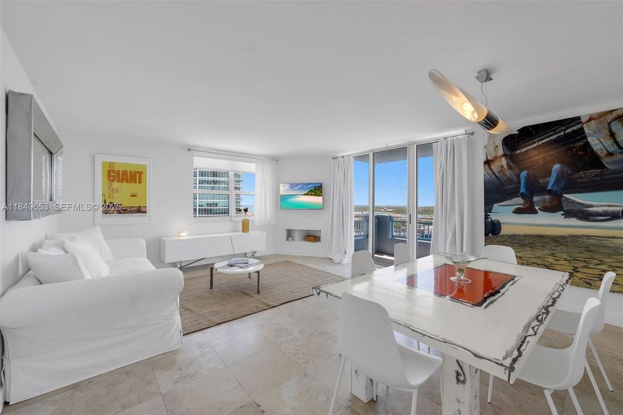 NEW LIST PRICE on this stunning 2/2 corner unit at The Yacht Club in Miami Beach. Ideal 2nd home or investment, excellent rental history! Welcome to your Miami Beach retreat! Bright & spacious, offers sweeping ocean and bay views from your two private balconies, filling the home with natural light and capturing the best of coastal living. The open concept layout features a well-appointed kitchen, generous living & dining areas, and two large bedrooms, each with gorgeous water vistas. Enjoy resort style living with on-site amenities, all just moments from the beach, top dining, shopping, and vibrant Miami Beach attractions such as Lincoln Road and Ocean Dr. Whether you're looking for a smart investment or a luxurious 2nd home, this property delivers exceptional value and an unbeatable location south of 5th, where luxury resides! The Yacht Club at Portofino sits on the south end of the Miami Beach Marina where you may dock your yacht, fishing or speed boat. Don't miss this great opportunity to own in our great community!